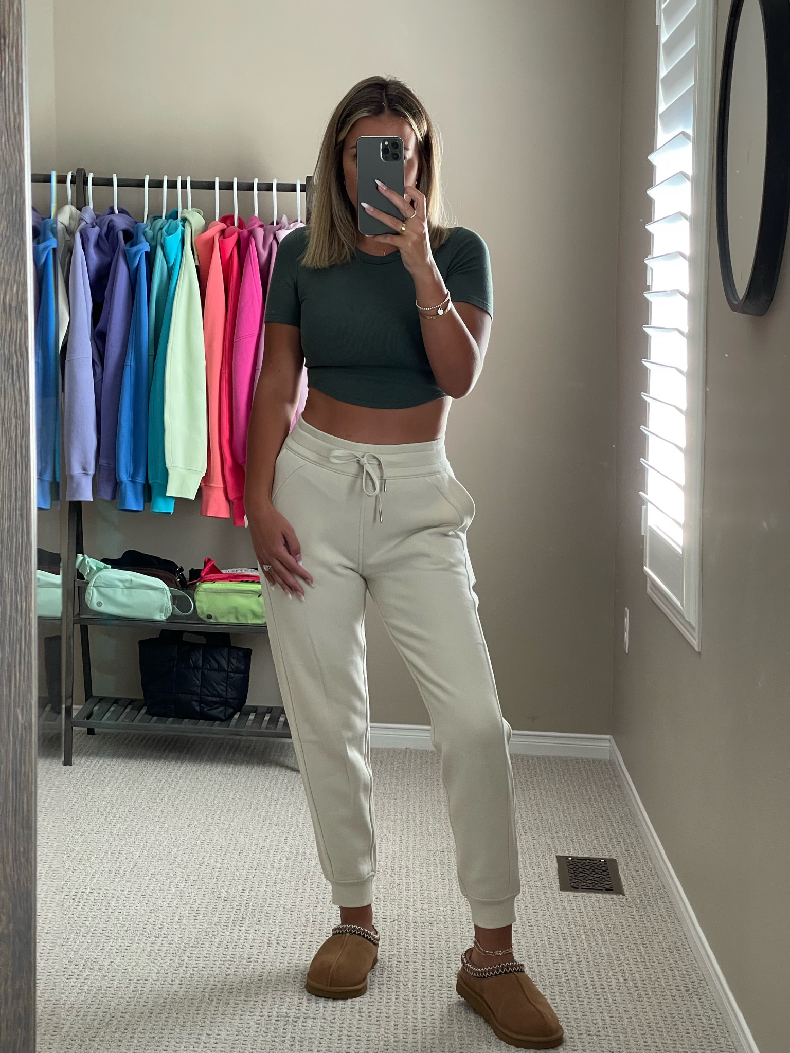 Cozy fall vibes 🌲🍂🤎
Shirt: Size S 
Joggers: Size 6 
Shoes: Size 8

#LTKstyletip #LTKshoecrush #LTKSeasonal