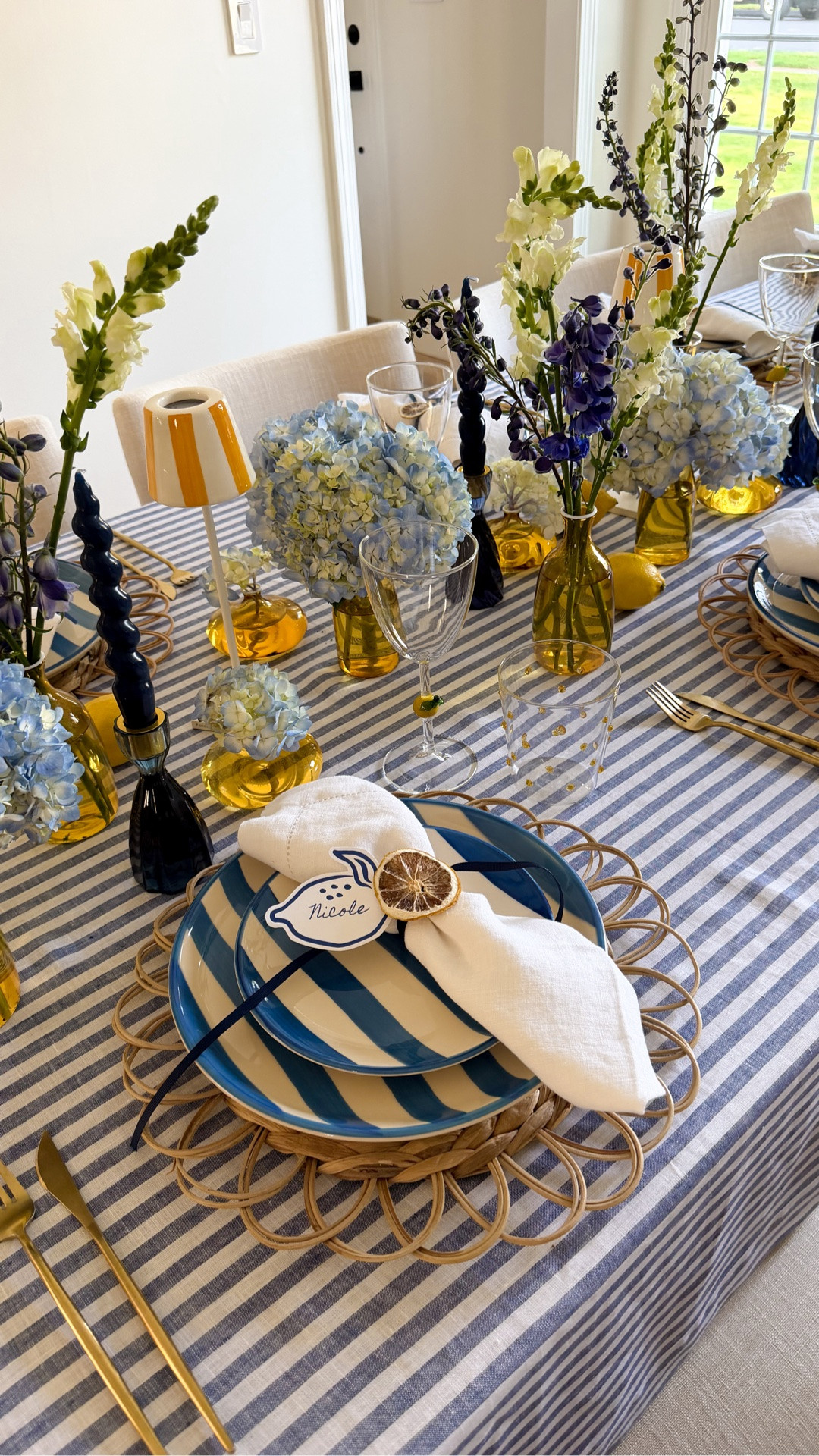 La Dolce Vita tablescape inspo for hosting your next summer party💙🍋

Summer tablescape | citrus themed party | tablescape decor | dinner parties | themed parties

#LTKootd #LTKSeasonal #LTKHome