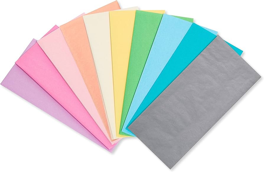 American Greetings 200 Sheets 20 in. x 20 in. Bulk Pastel Tissue Paper for Graduation, Birthdays ... | Amazon (US)