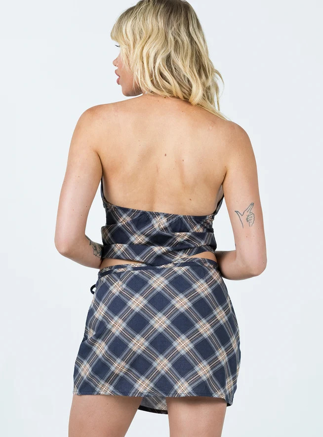 Motel Volta Skirt Black | Princess Polly US