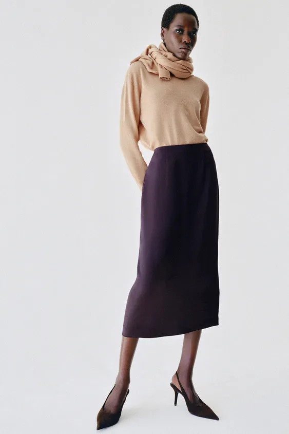 SUEDE HEELED SHOES WITH BUCKLE | Zara UK