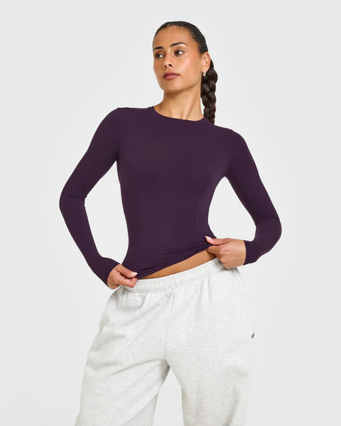 Mellow™ Soft Long Sleeve Top 
 Blackberry Purple | Oner Active (UK / US)