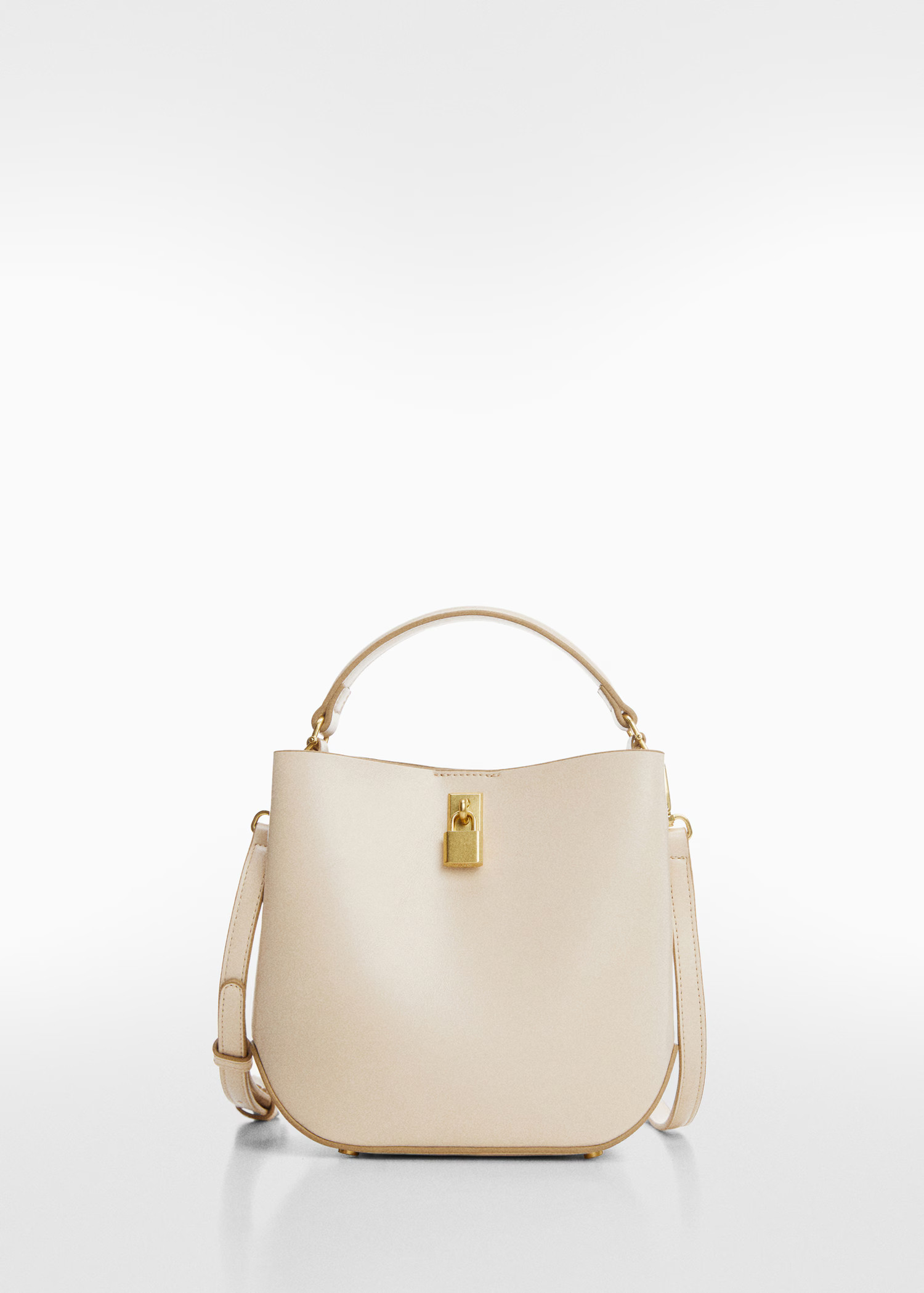 Mini sac cabas cadenas - Femme | MANGO France métropolitaine | MANGO (FR)