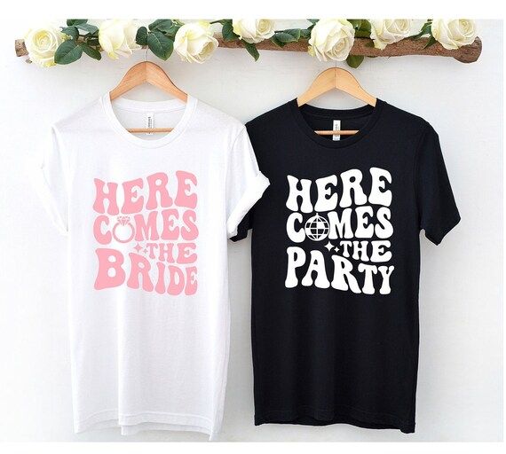 Here Comes the Bride Bride Tee Bride T-shirt Bride Tee - Etsy | Etsy (US)