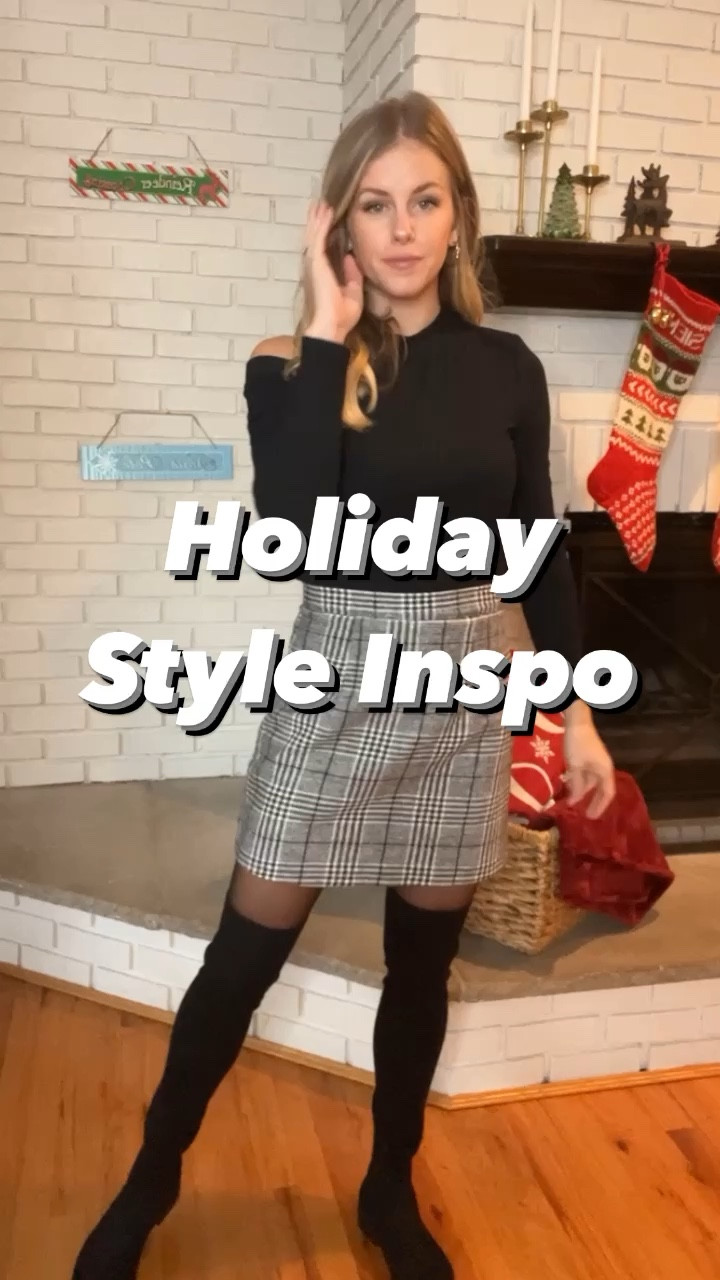 Holiday skirt style! Wearing size small in both skirts! 

#LTKunder50 #LTKworkwear #LTKHoliday