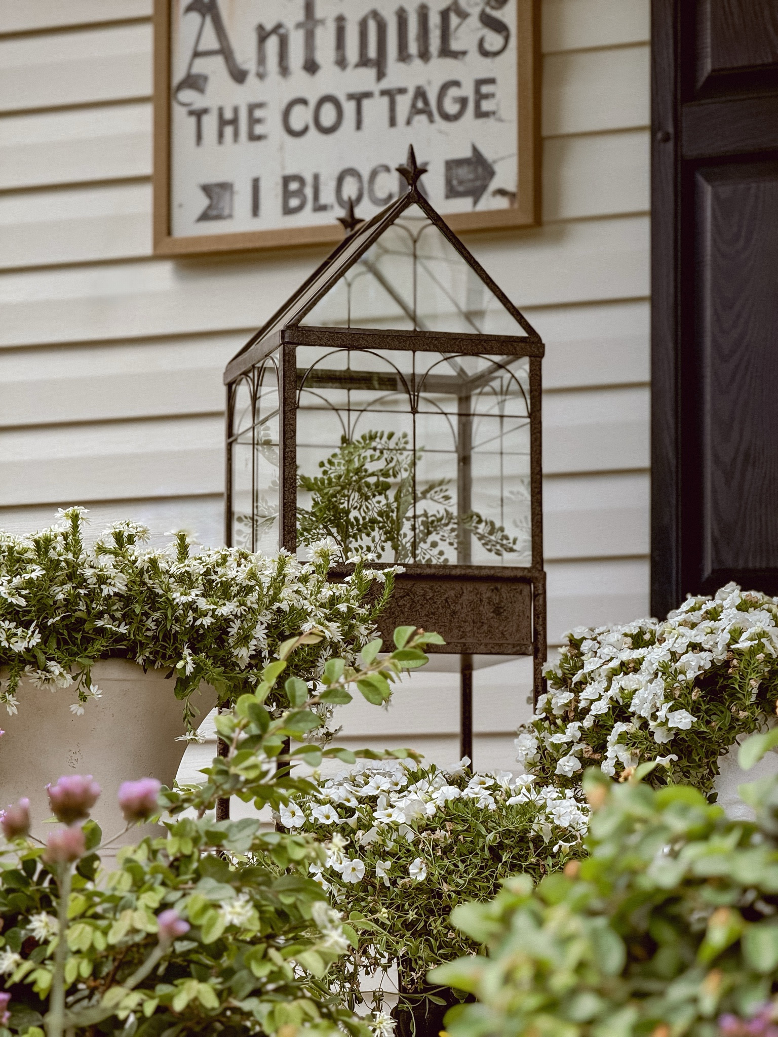 My favorite little cottage terrarium— I use it inside & outside too. 🪴

#LTKSeasonal #LTKHome #LTKSummerSales