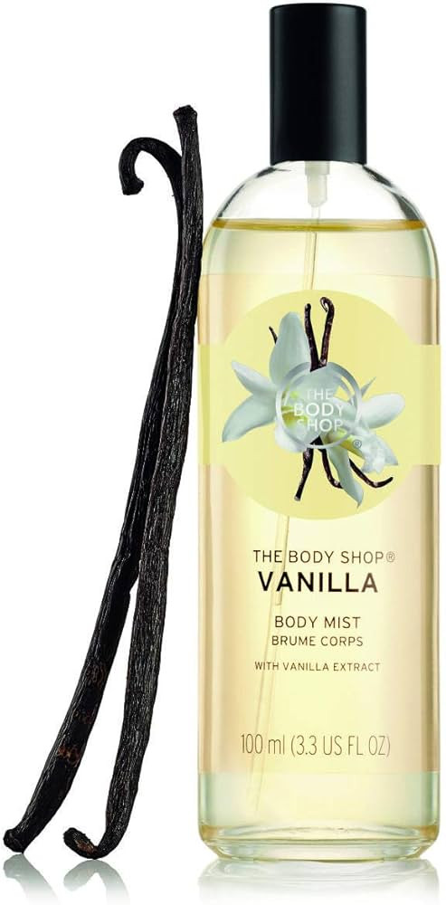 The Body Shop Vanilla Body Mist – Refreshes and Cools with a Sweet Scent – Vegan – 3.3 oz | Amazon (US)