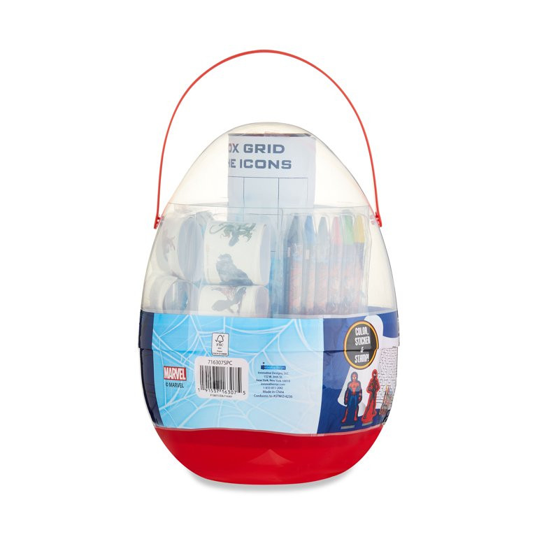 Spider-Man Deluxe Egg Activity Art Set, 16 Pieces, Unisex, Children Ages 3 and up | Walmart (US)