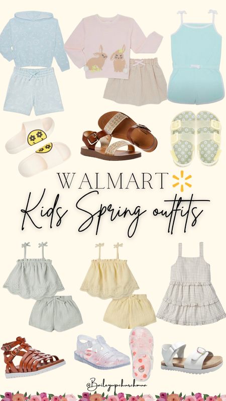 Walmart has the cutest kids spring clothes! I stocked up on the goods for my girls! Pool coverups, sandals and Easter outfits! #springdresses #easteroutfits #easterdresses #springsandals 

#LTKkids #LTKSale #LTKSeasonal