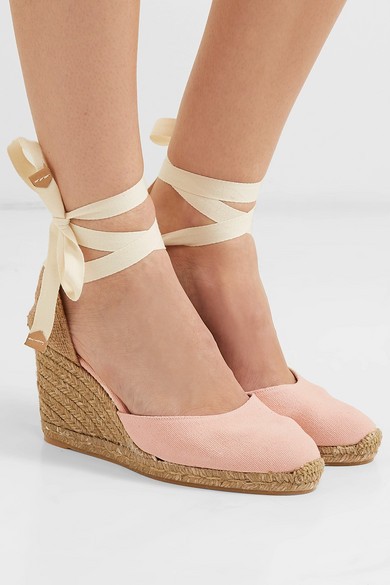 Carina 80 canvas wedge espadrilles | NET-A-PORTER (UK & EU)