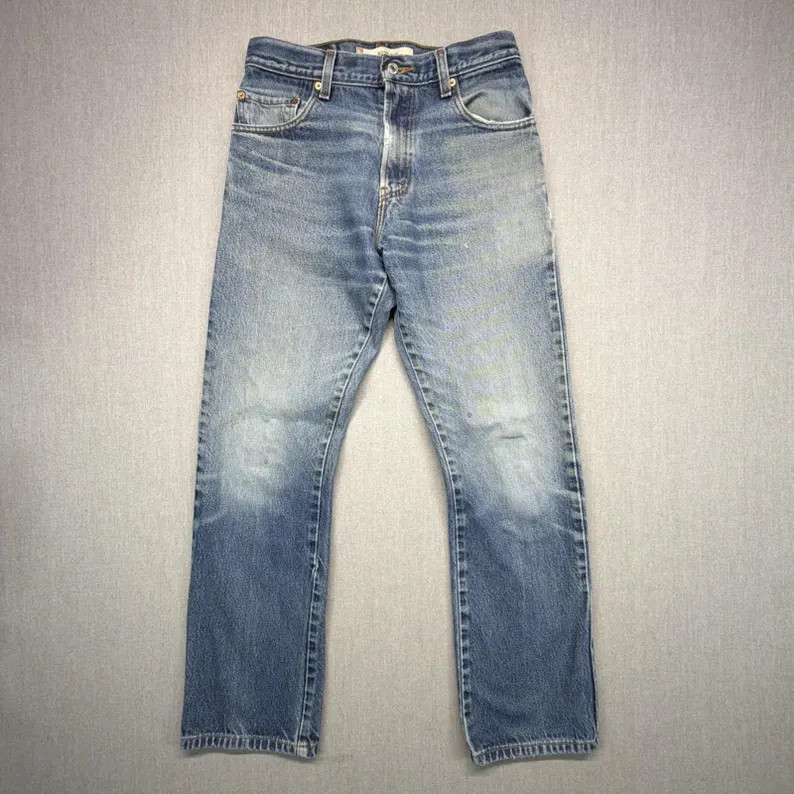 Vtg Levis 517 Jeans Mens 30x32 (Fits 29x29) Blue Cotton Bootcut Distressed Y2K | Etsy (Global)