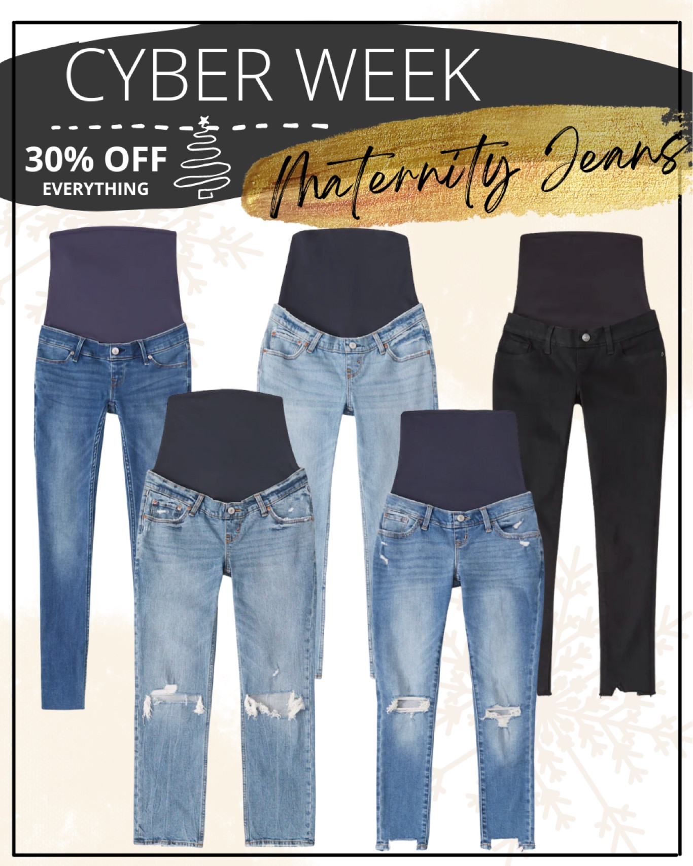 Abercrombie maternity jeans on sale! 

maternity jeans, maternity, Abercrombie #LTKunder100

#LTKsalealert #LTKbump #LTKCyberweek