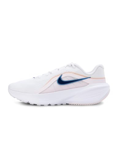 Nike Women's Downshifter 14 Road Running Shoes, White/Blue Void-Pearl Pink, 10.5 | Amazon (US)