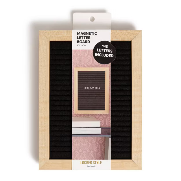 Locker Letterboard Black - U Brands | Target