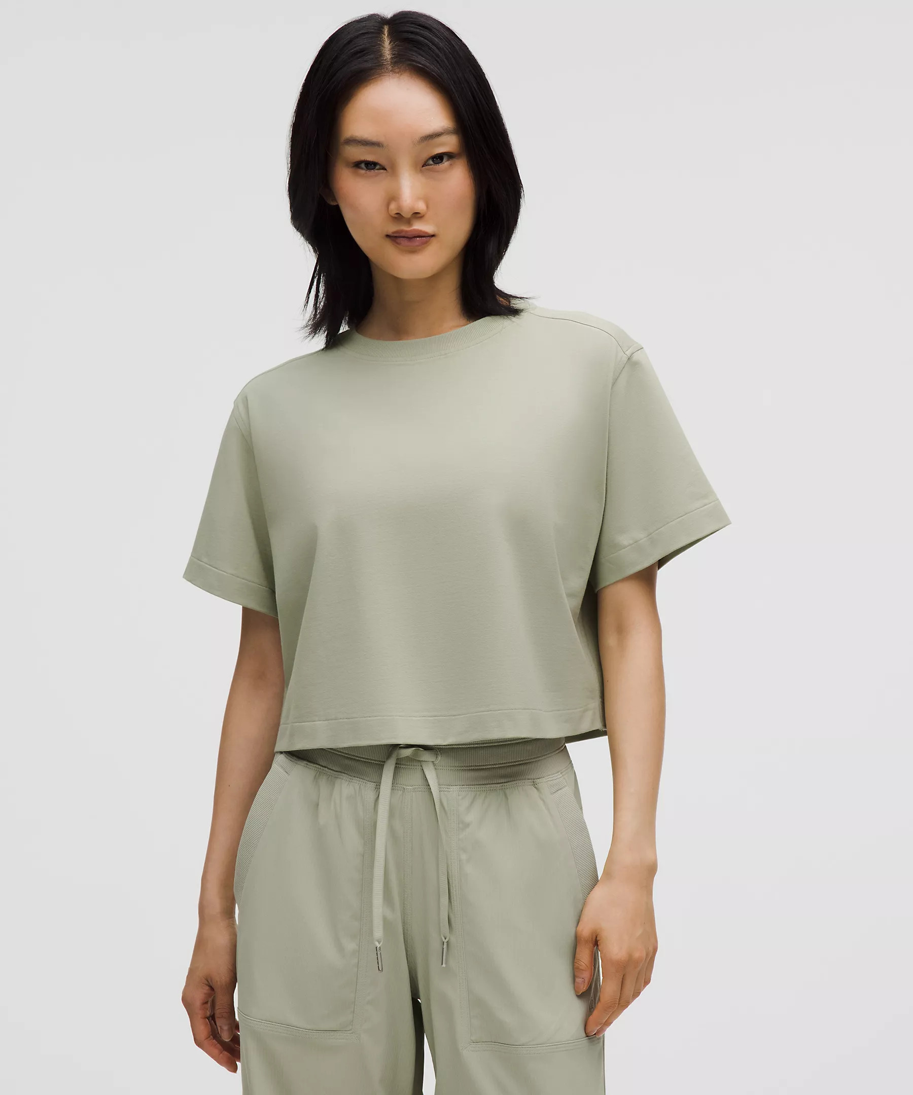 All Yours Organic Cotton Cropped T-Shirt | Lululemon (US)