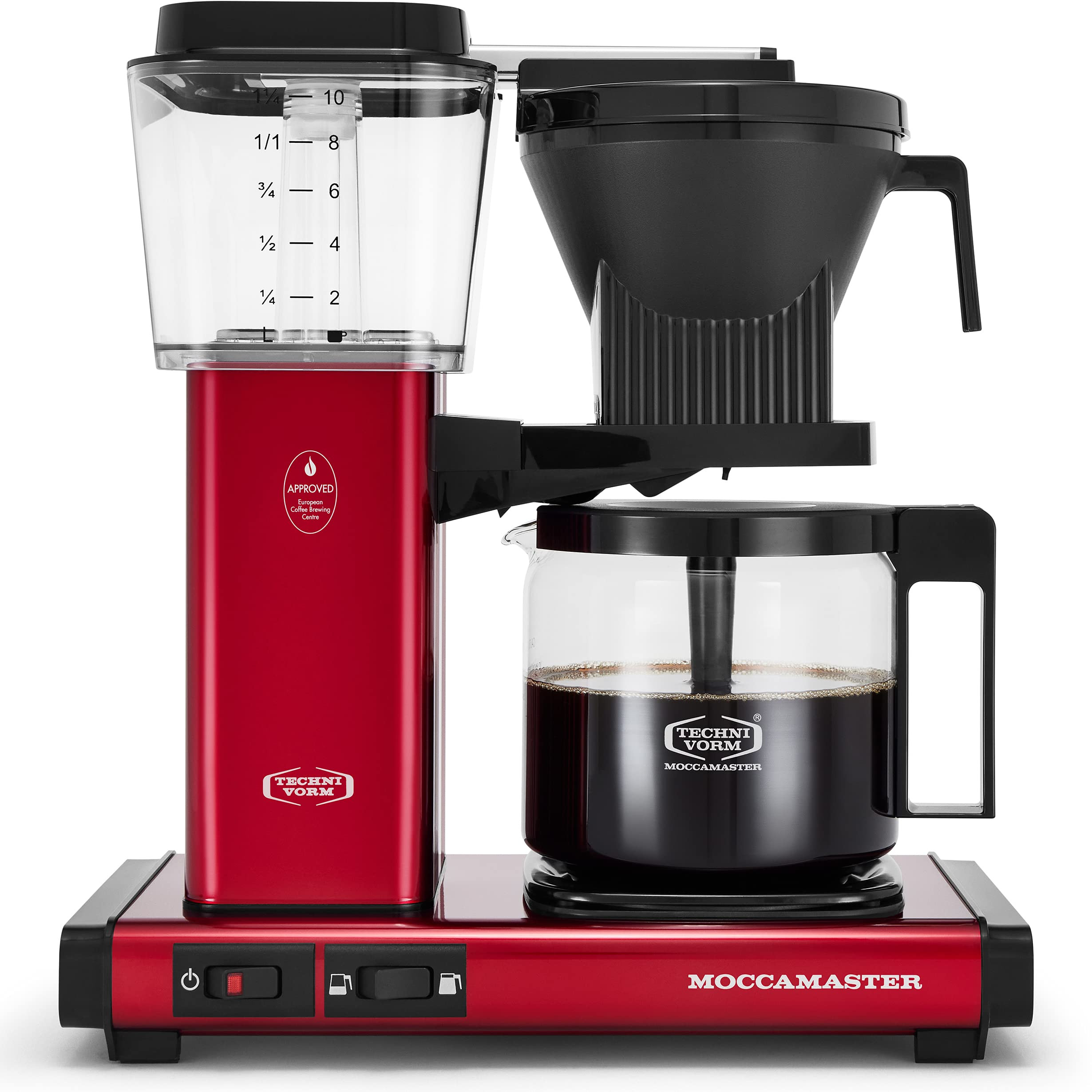Moccamaster 53944 KBGV Select 10-Cup Coffee Maker, Candy Apple Red, 40 ounce, 1.25l | Amazon (US)