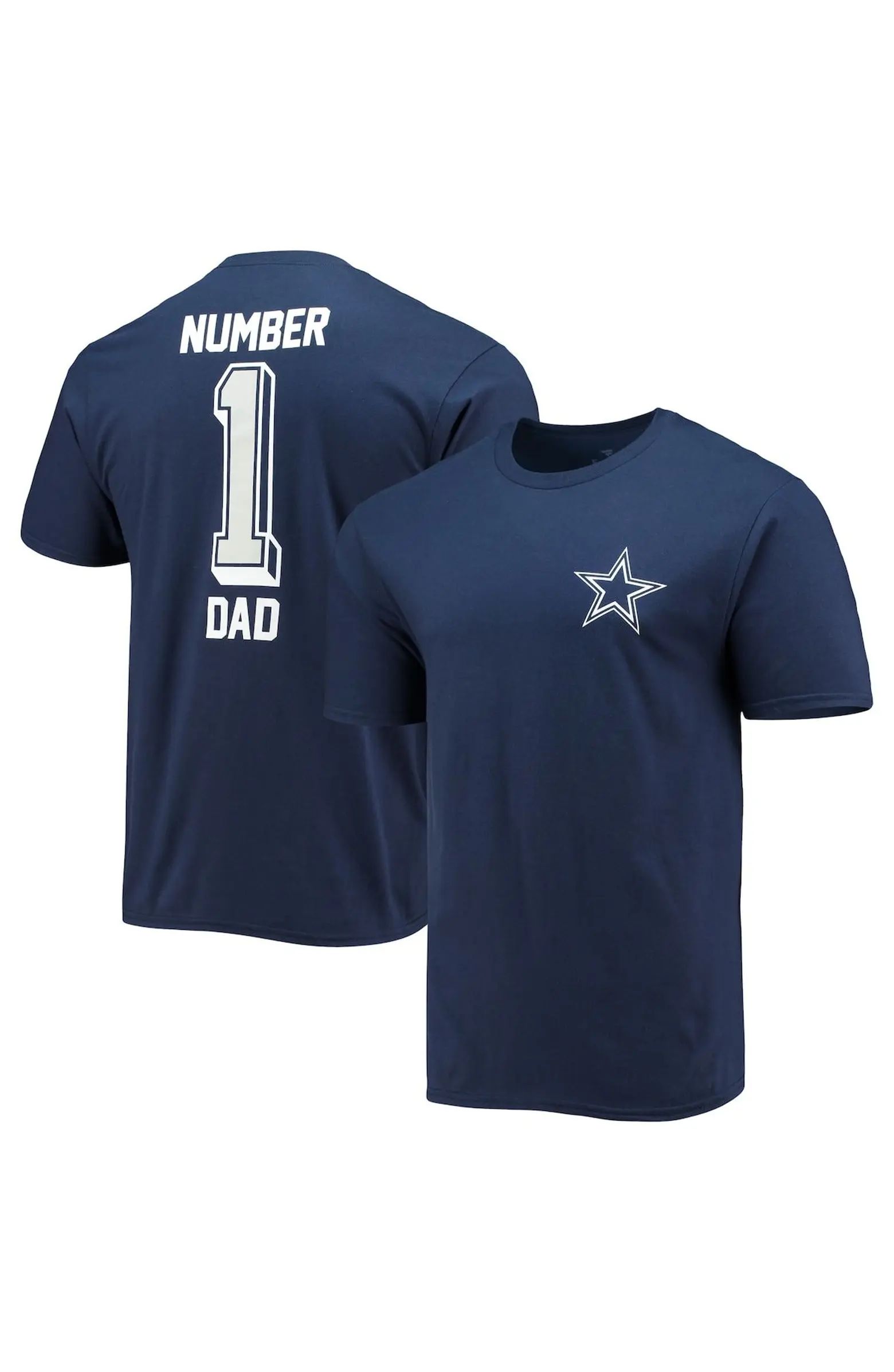 FANATICS Men's Fanatics Branded Navy Dallas Cowboys #1 Dad T-Shirt | Nordstrom | Nordstrom