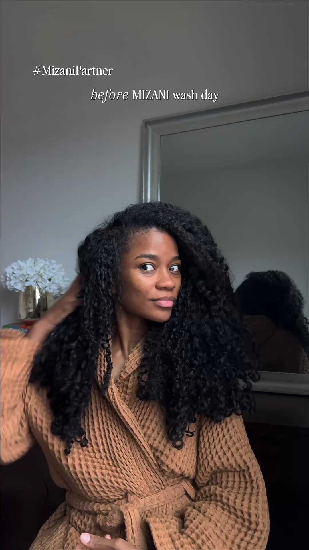 #MizaniPartner At this point in my hair journey, being able to seamlessly go back and forth between curly and straight styles is a must. Who doesn’t love versatility when it comes to their hair? But in order to do that without damaging my precious curls, I have to protect my strands from the inside out.

@Mizani Press Agent Shampoo and Conditioner, along with their Moisture Fusion Intense Moisture Hair Mask, penetrate deeply into the hair to deliver the number one thing needed to prevent breakage and damage: moisture. Hydrated hair is healthy hair and healthy hair can better withstand the different styles we put it through, or in my case, the more than occasional blowout and straightening sessions.

So the next time you’re reaching for your heat protectants and serums, don’t forget to start with Mizani’s Press Agent Shampoo and Conditioner and their Moisture Fusion Intense Moisture Hair Mask to give your hair everything it needs to deliver the results you want.

