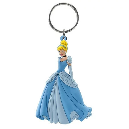 Disney Cinderella Soft Touch PVC Keychain | Walmart (US)