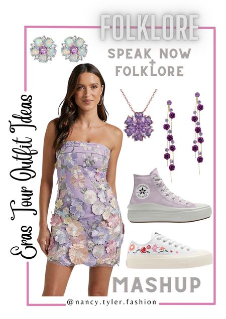 Folklore + Speak Now Outfit Mashup! The floral of folklore and the purple of Speak Now. See my saved collections for all of my Taylor Swift Eras Tour 2024 outfit ideas! 💜 I linked some other items to this post as well. 💟
#TaylorSwift #ErasTour #SpeakNowTaylorSwift  #FolkloreTaylorSwift #TaylorSwiftFolklore #TaylorSwiftSpeakNow Taylor Swift Eras Tour Ideas, Taylor Swift Speak Now Era, Taylor Swift Speak Now, Taylor Swift Movie, Taylor Swift Folklore, Taylor Swift Folklore Outfit Ideas, Taylor Swift Floral Dress, Folklore Taylor Swift, Taylor Swift outfits, Taylor Swift Eras Tour outfit ideas, Taylor Swift Eras Tour inspo, Taylor Swift inspo, Taylor Swift Eras Tour, Eras Tour Europe, Eras Tour Indy, Eras Tour Miami, Eras Tour New Orleans, Taylor Swift Eras outfits #SpeakNow #Folklore #SpeakNowEra #FolkloreEra lavender dresses, purple dresses, prom dresses, party dresses, floral dresses, festival dresses 

#LTKFindsUnder100 #LTKParties #LTKFestival