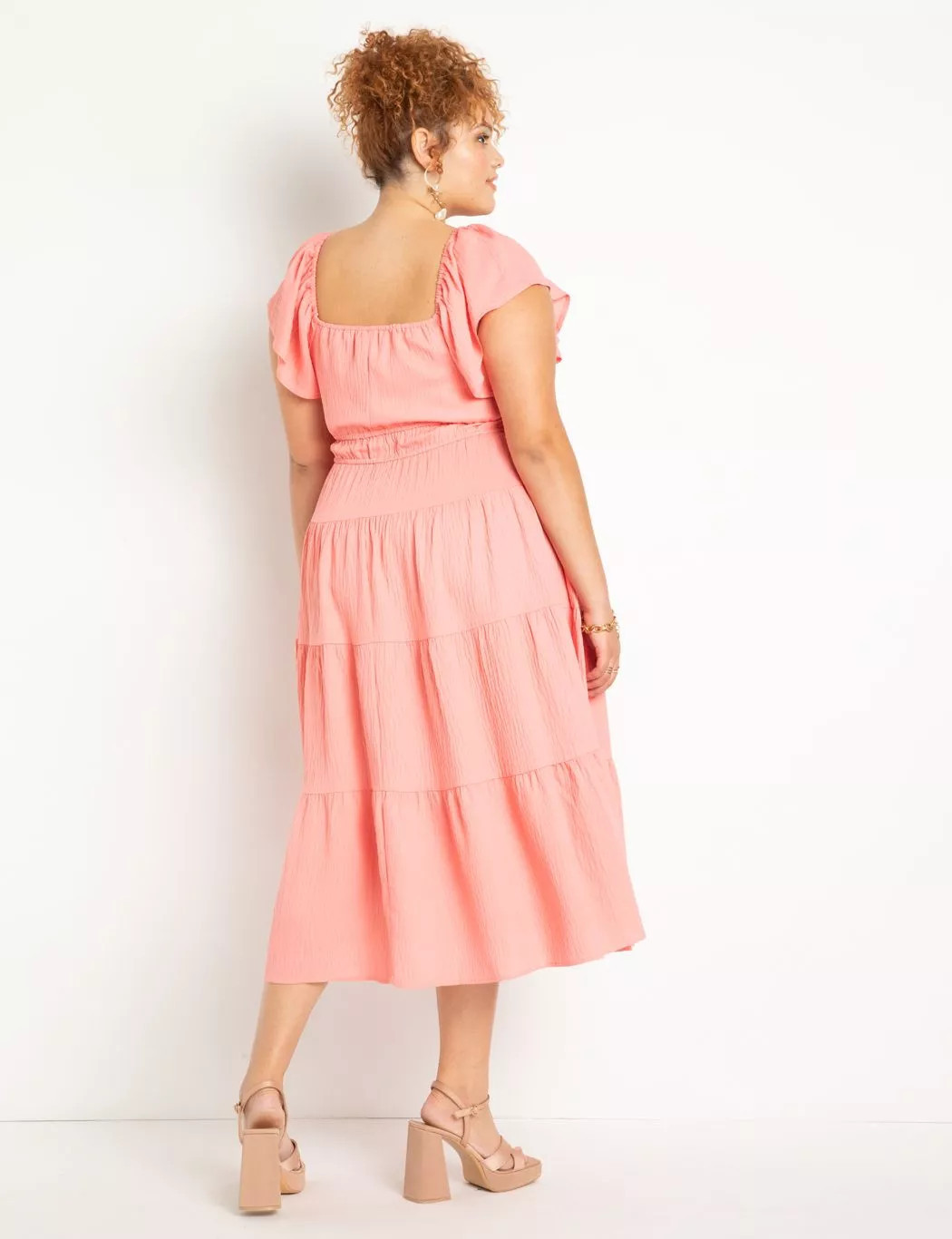 Ruffled Tiered Dress | Eloquii