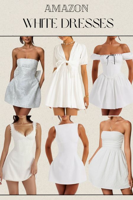 White dresses, graduation dress, white midi dress, Amazon dress, Amazon white dress,   White maxi dress, satin dress, bride dress, bridal dress, Amazon dresses 

#LTKStyleTip #LTKWedding #LTKFindsUnder50