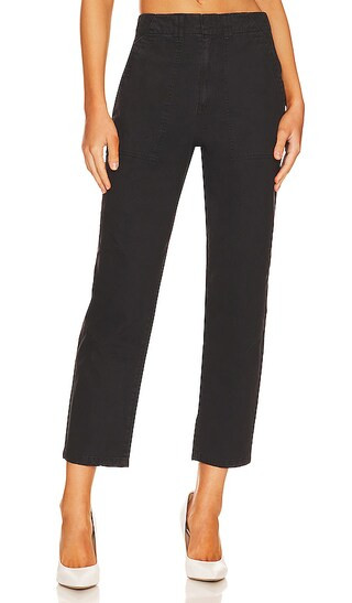 Pamela High Rise Straight Trouser in Fade To Black | Revolve Clothing (Global)