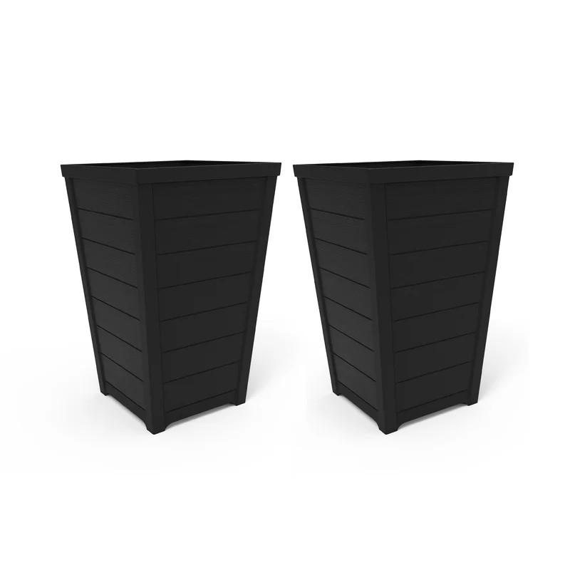 2-Piece Resin Pot Planter Set | Wayfair North America