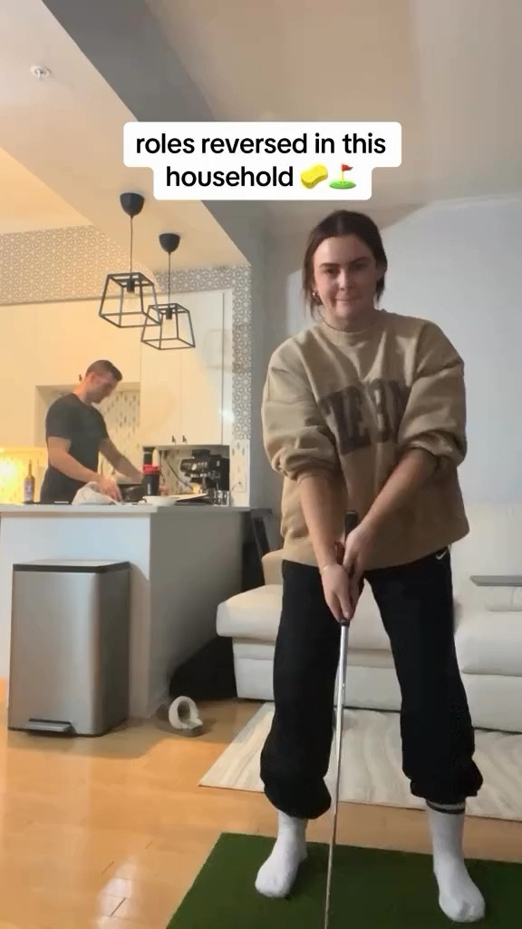 don’t judge my swing, this is literally a joke 
tiktok: thegolfgirlfriend
•
•
•
golf swing, golf, golf girlfriend, golf caddy, golf ball retriever, golf balls, golf humor, golfing, golfer, golf girl