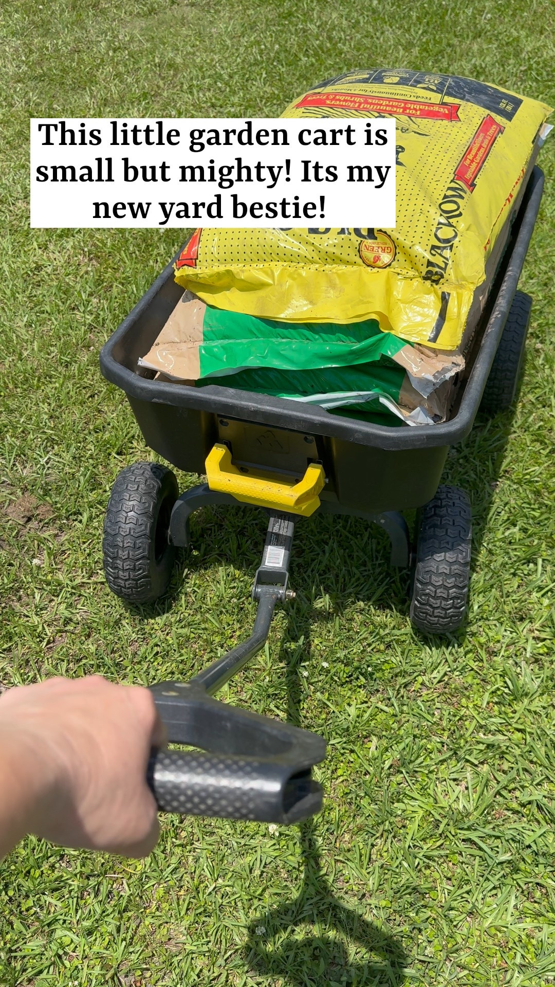 This garden cart is my new yard bestie! #gardencart #yardwork #gardeningg

#LTKHome #LTKSeasonal