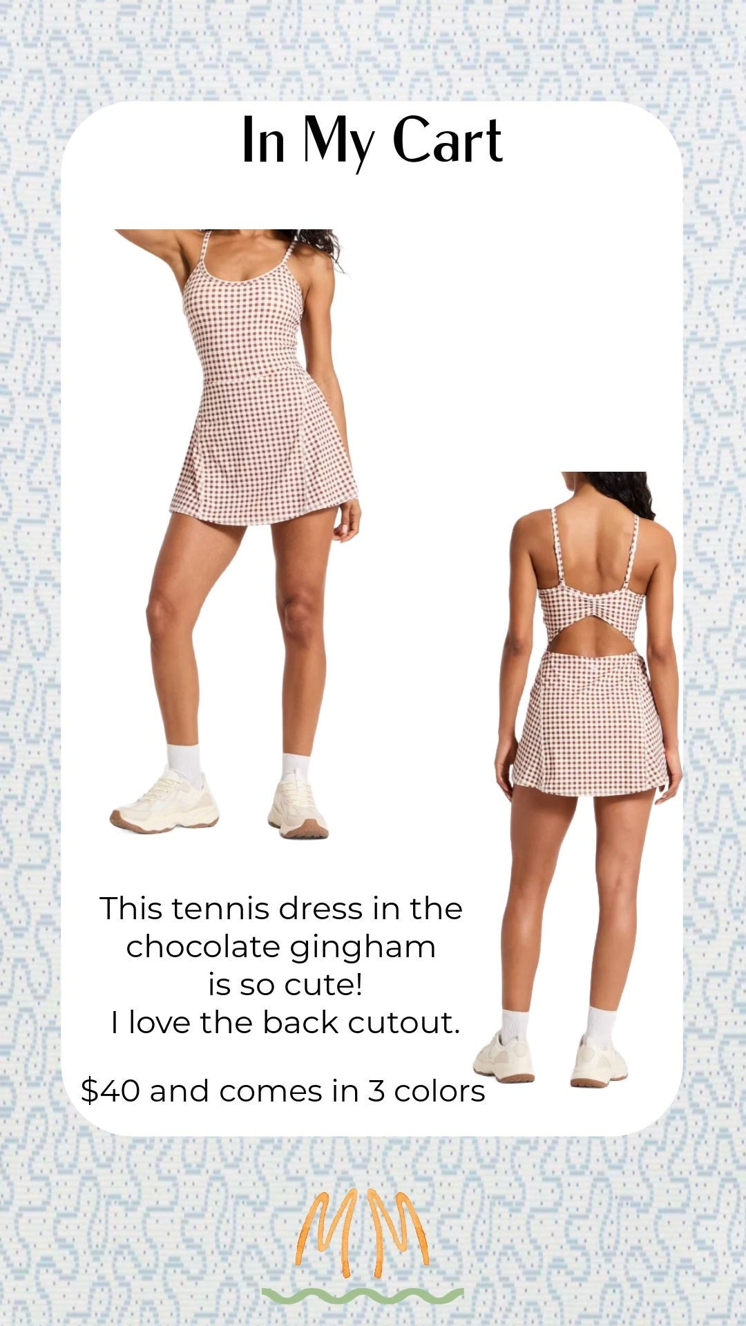 This tennis dress with the back cutout is so cute and comes in 3 colors for $40.

#tennisoutfits #athleisure #athleisuredresses #athleisuredress #tennisdresses #tennisoutfit #gingham #ginghamdress #ginghamdresses

#LTKfitnessgoals #LTKActive