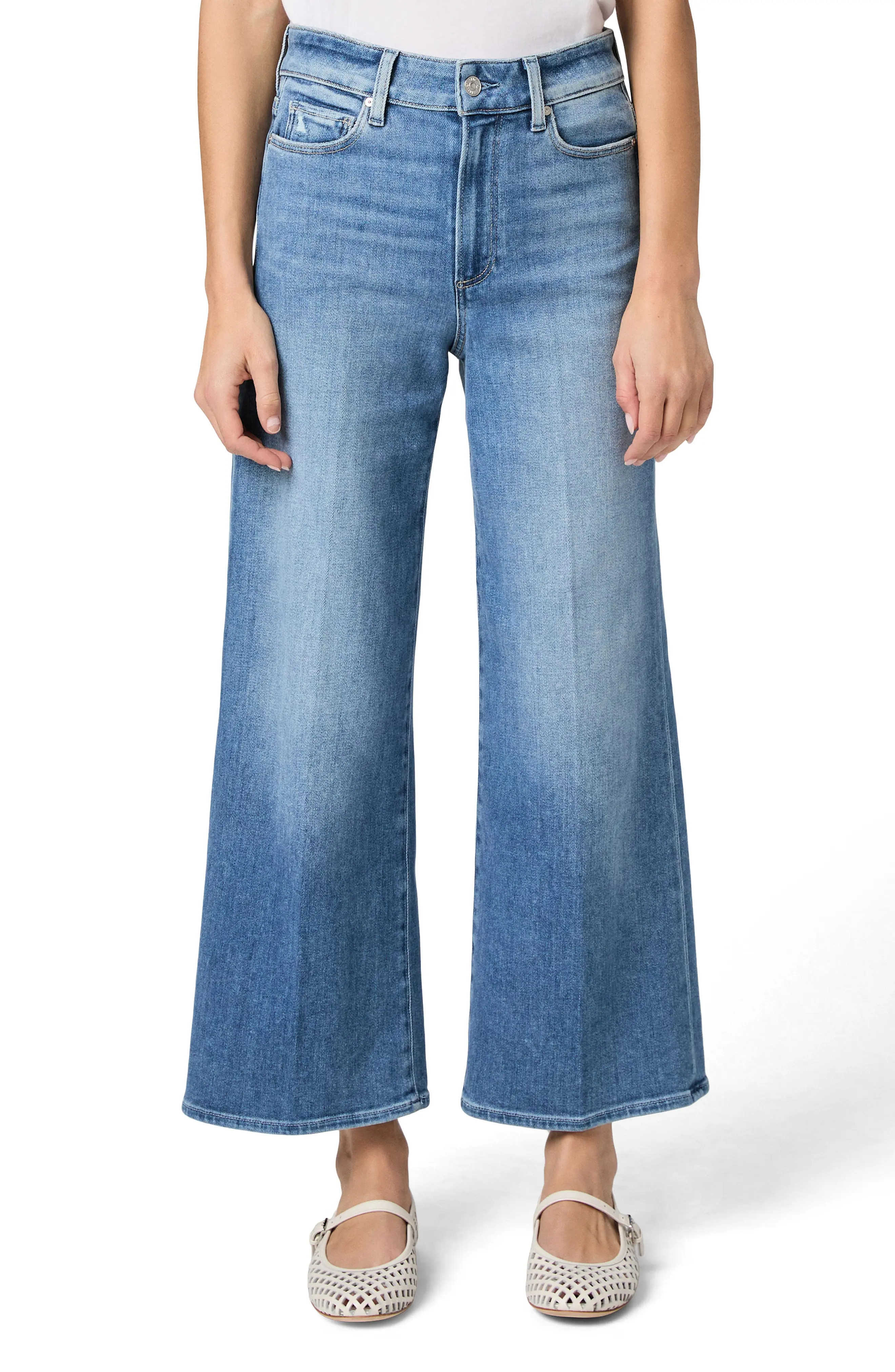 Anessa High Waist Wide Leg Jeans (Women) | Nordstrom | Nordstrom