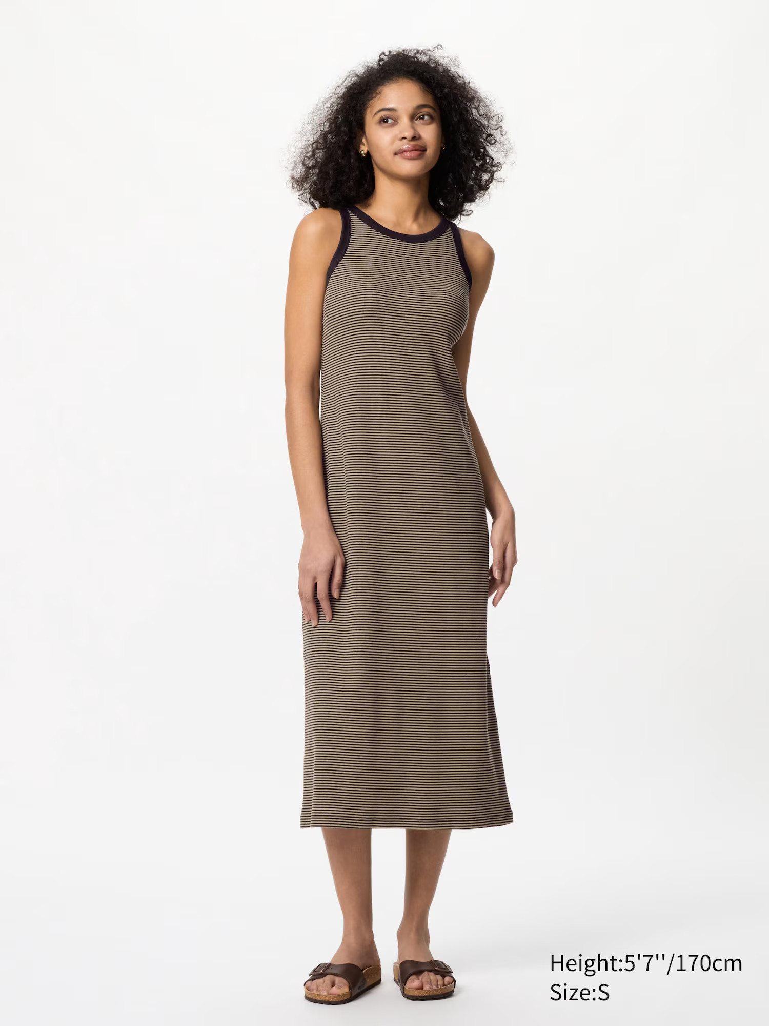 Ribbed Bra Dress | Striped | UNIQLO (US)