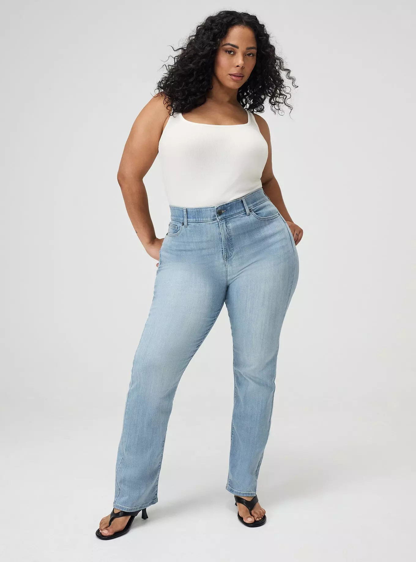 Bombshell High-Rise Straight Jean | Torrid (US & Canada)