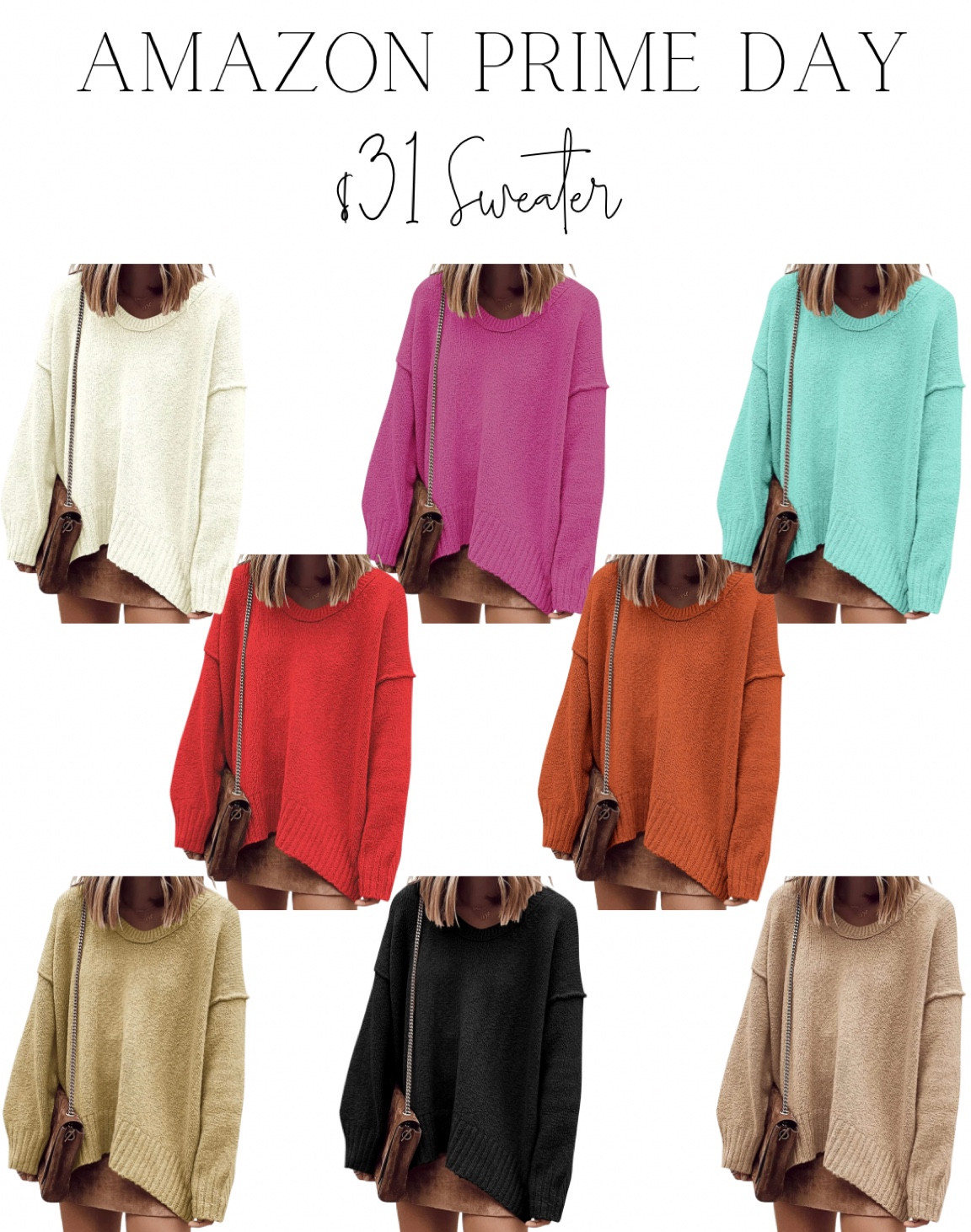 AMAZON PRIME DAY! $31 Sweater on sale! Comes in many cute colors! 
Amazon Prime Day / Amazon finds / fall fashion / sweaters

#LTKsalealert #LTKstyletip #LTKfit