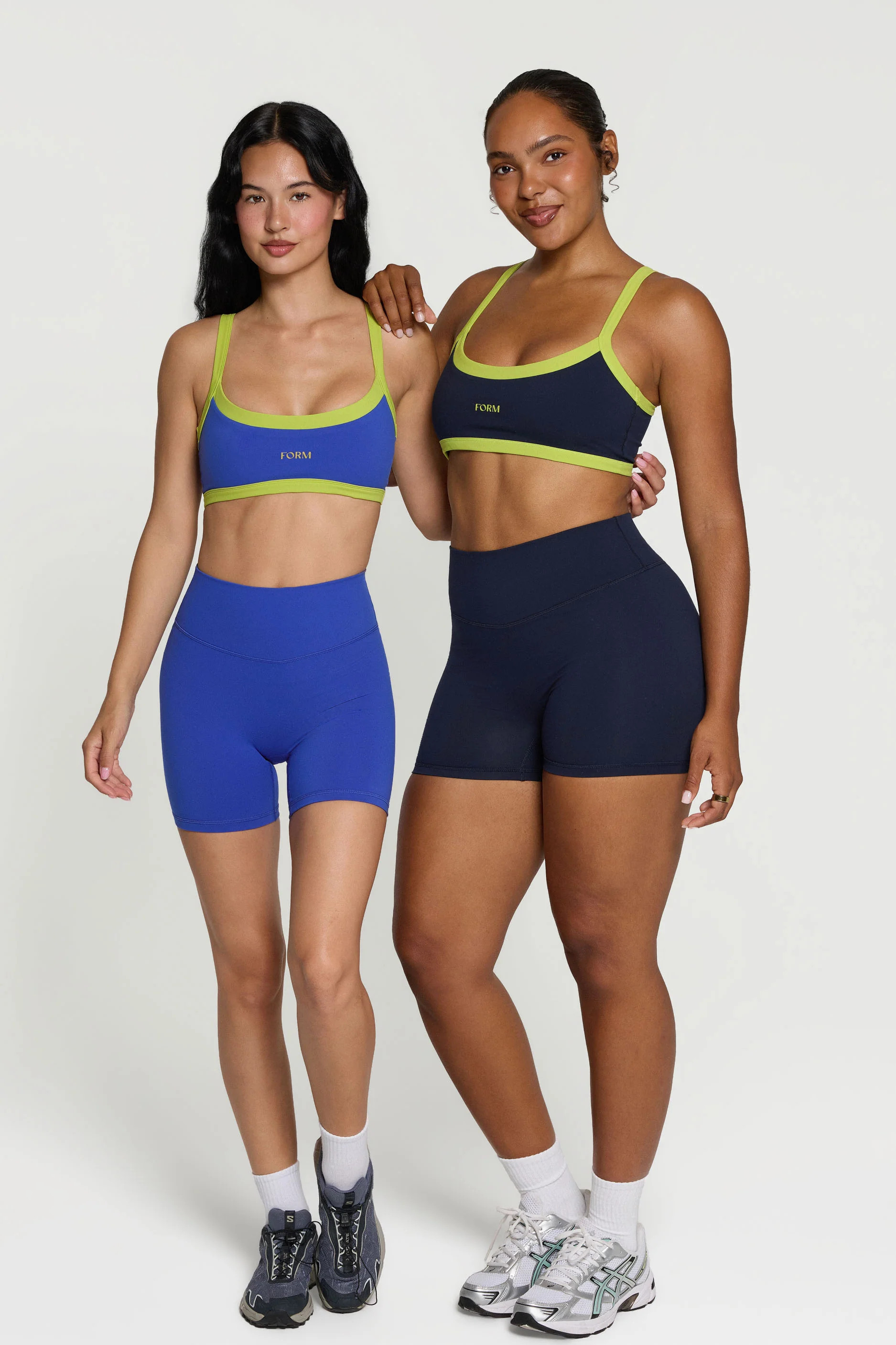 Reversible Impact Bra - Cobalt/Navy/Lime | FORM