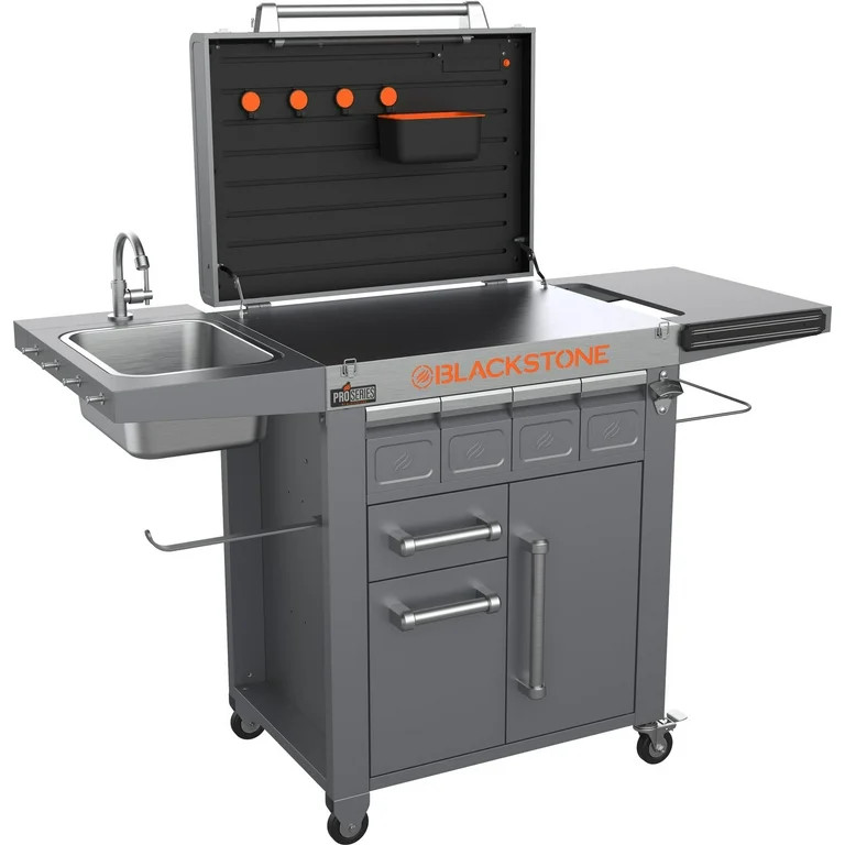 Blackstone ProSeries Prep, Serve, and Store Cart with Hood | Walmart (US)