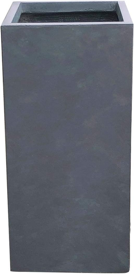 Kante RF0002B-C60121 Lightweight Concrete Modern Rectangle Outdoor Planter, Charcoal | Amazon (US)