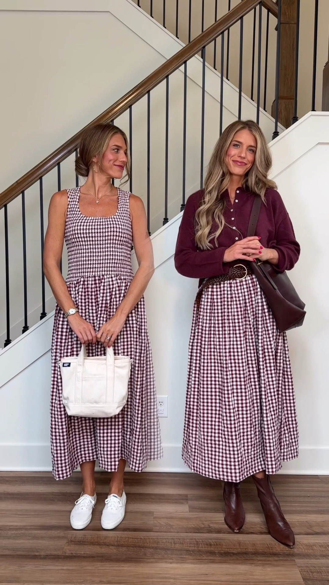One dress, styled two ways for early fall + fall 🤎 Wearing a size 6 in the dress and a medium in the cardigan!

#LTKootd #LTKSeasonal #LTKgrwm