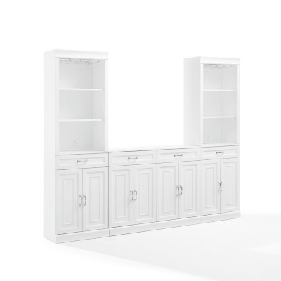 Crosley Furniture Stanton Sideboard and Bar Cabinet Set | Ashley Homestore