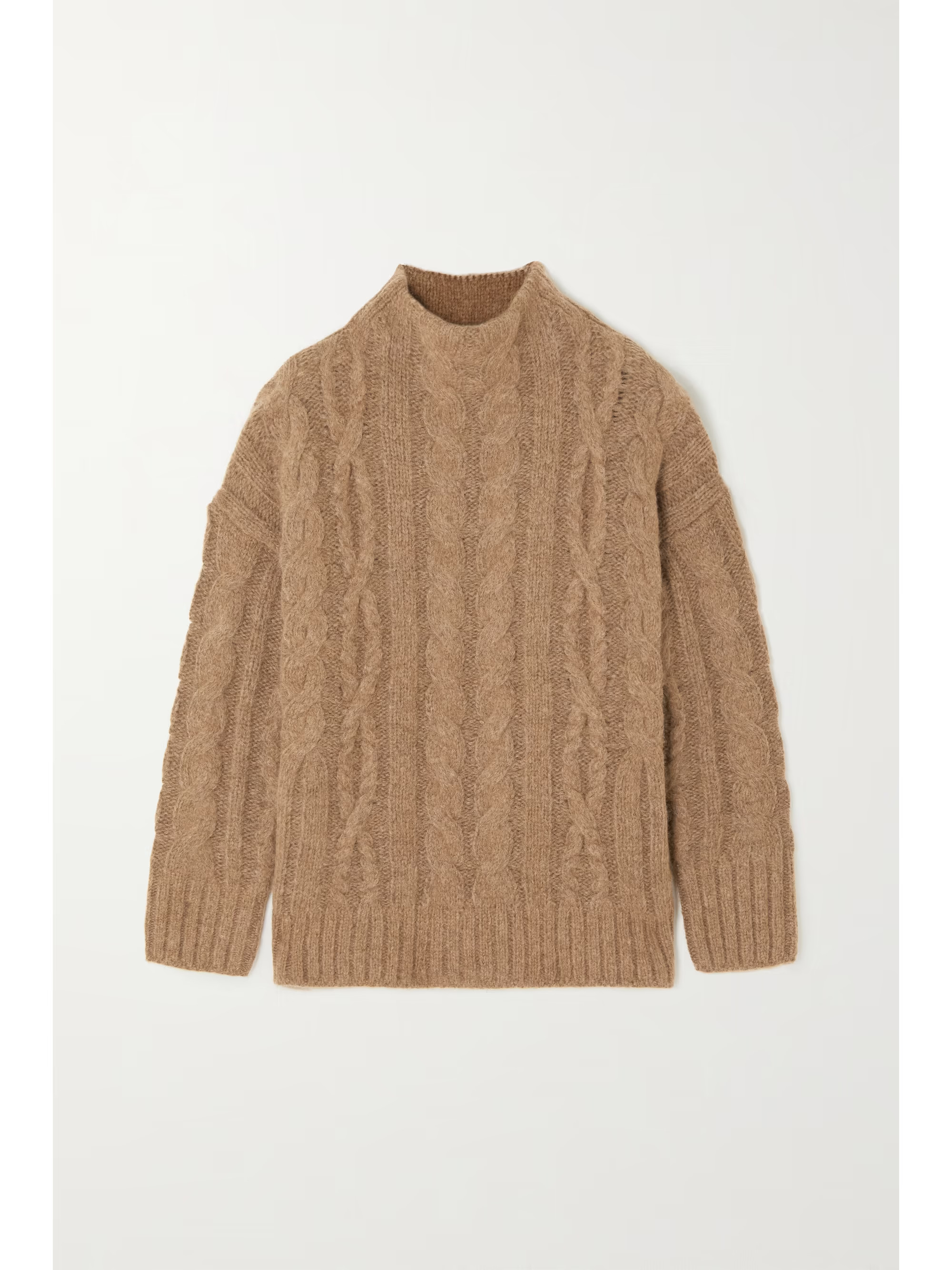 Cable-knit turtleneck sweater | NET-A-PORTER (UK & EU)