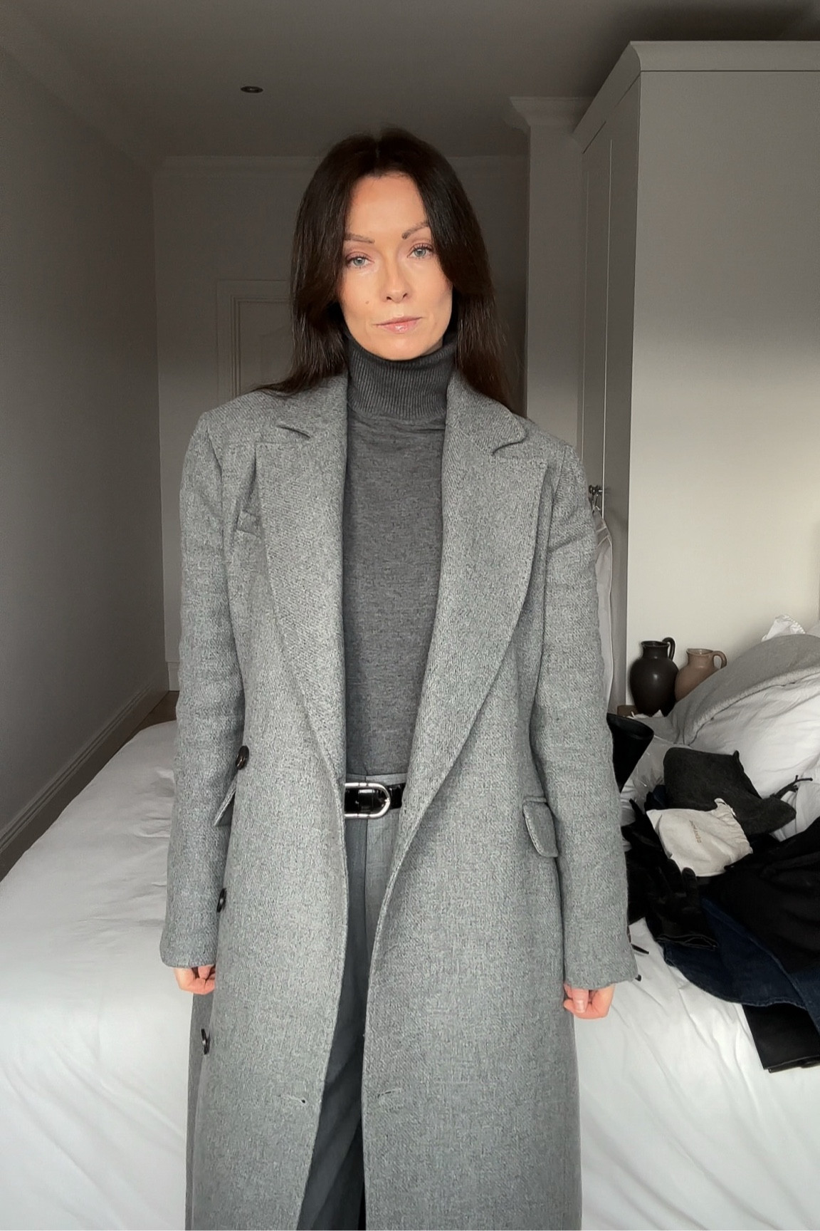 Tonal outfits for an instantly polished look

All grey everything, women fashion, outfit inspiration, chic style, effortlessly chic, chic outfits, grey coat, grey outfit, grey trousers, grey knitwear, black belt, Winter style, Winter outfit inspiration 

#LTKwinter #LTKeurope #LTKstyletip