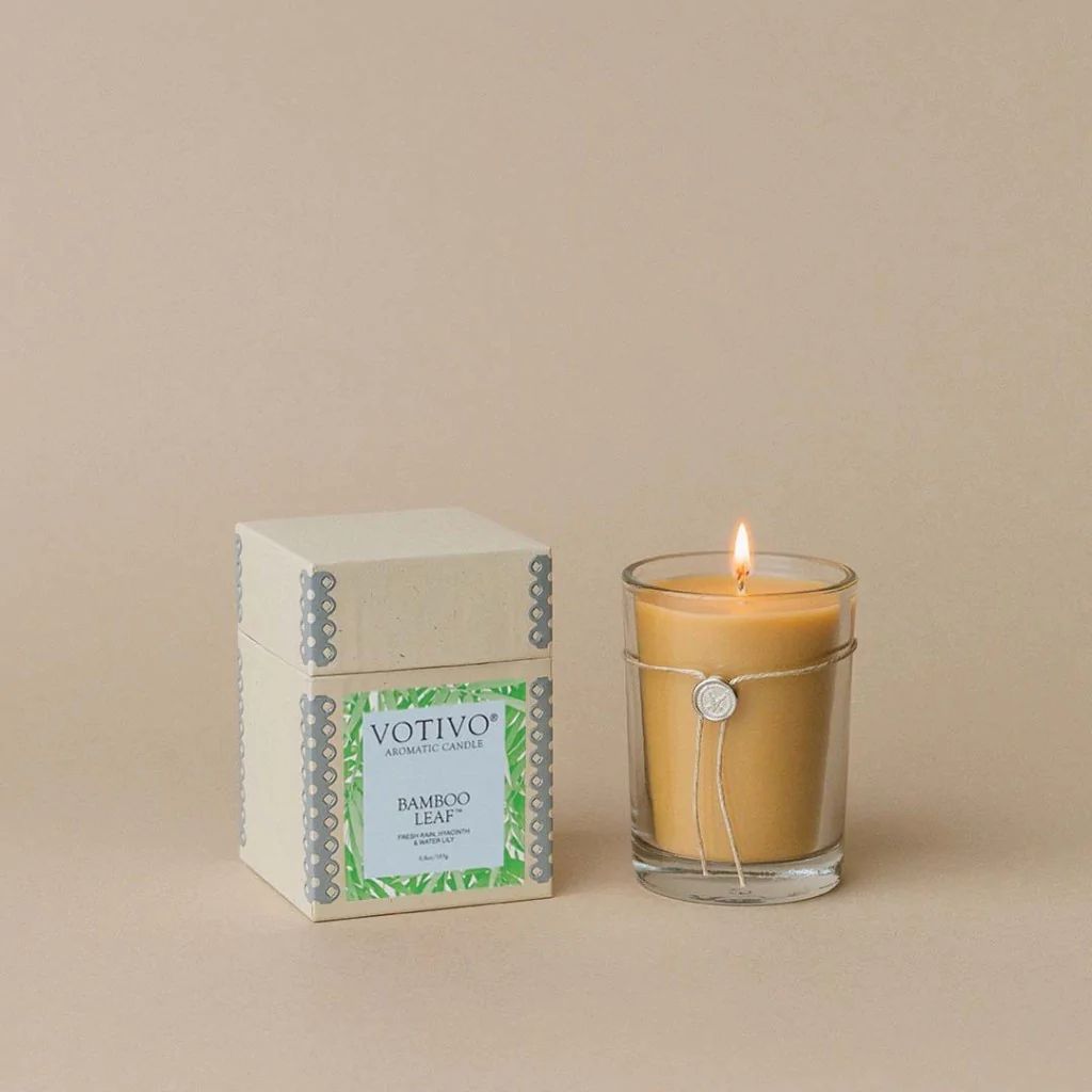 6.8oz Aromatic Candle-Bamboo Leaf | Votivo