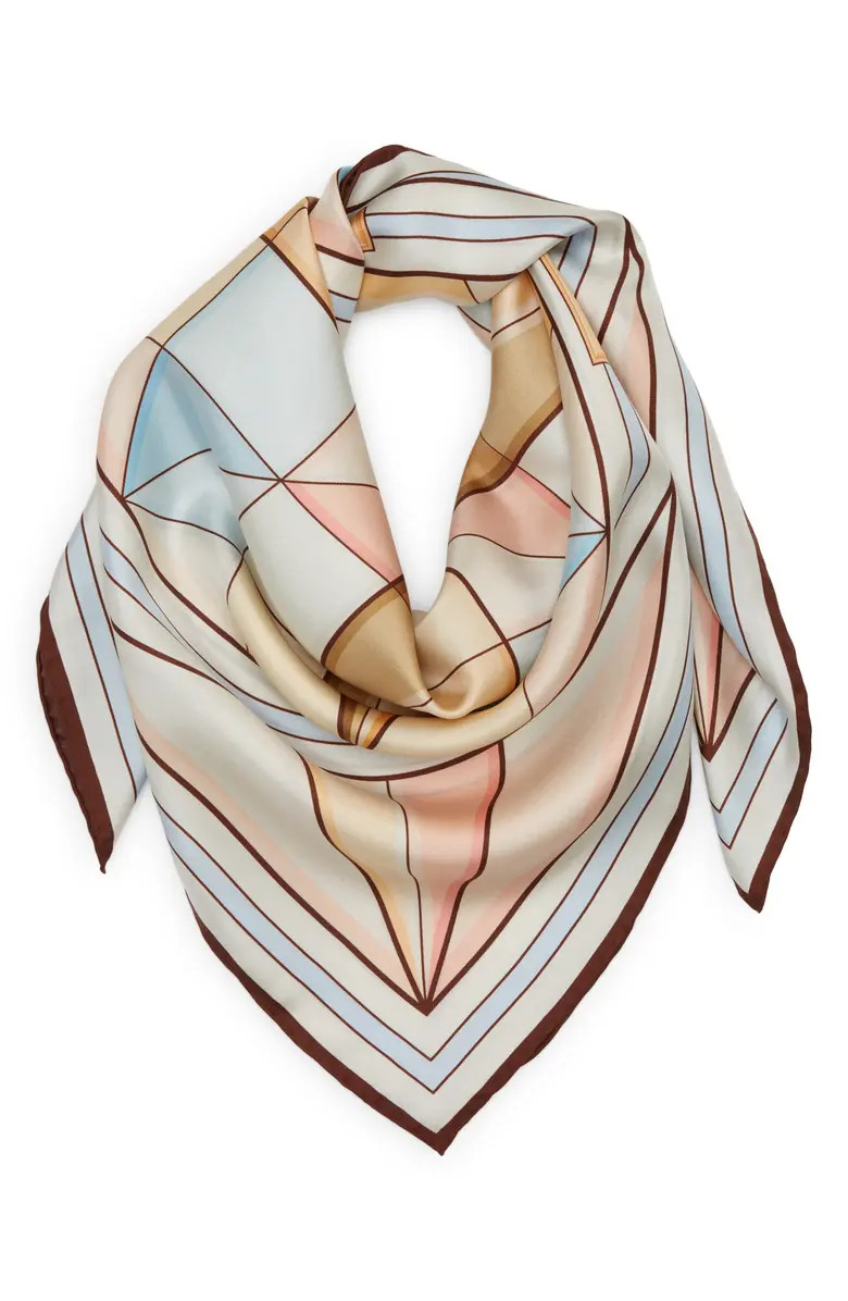 Burberry Regent Star Silk Scarf | Nordstrom | Nordstrom