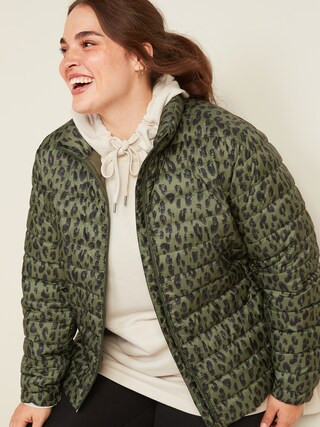 Quilted Narrow Channel Plus-Size Puffer Jacket | Old Navy (US)