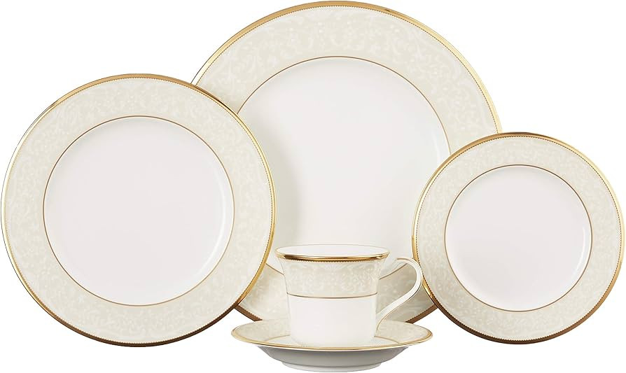 Noritake White Palace 5-Piece Place Setting | Amazon (US)