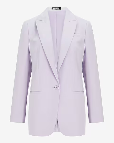 One Button Boyfriend Blazer | Express