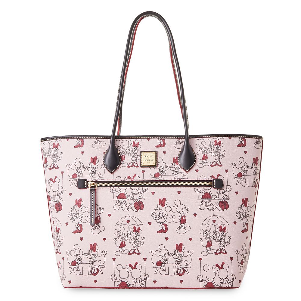 Mickey and Minnie Mouse Valentine Dooney & Bourke Tote Bag | Disney Store