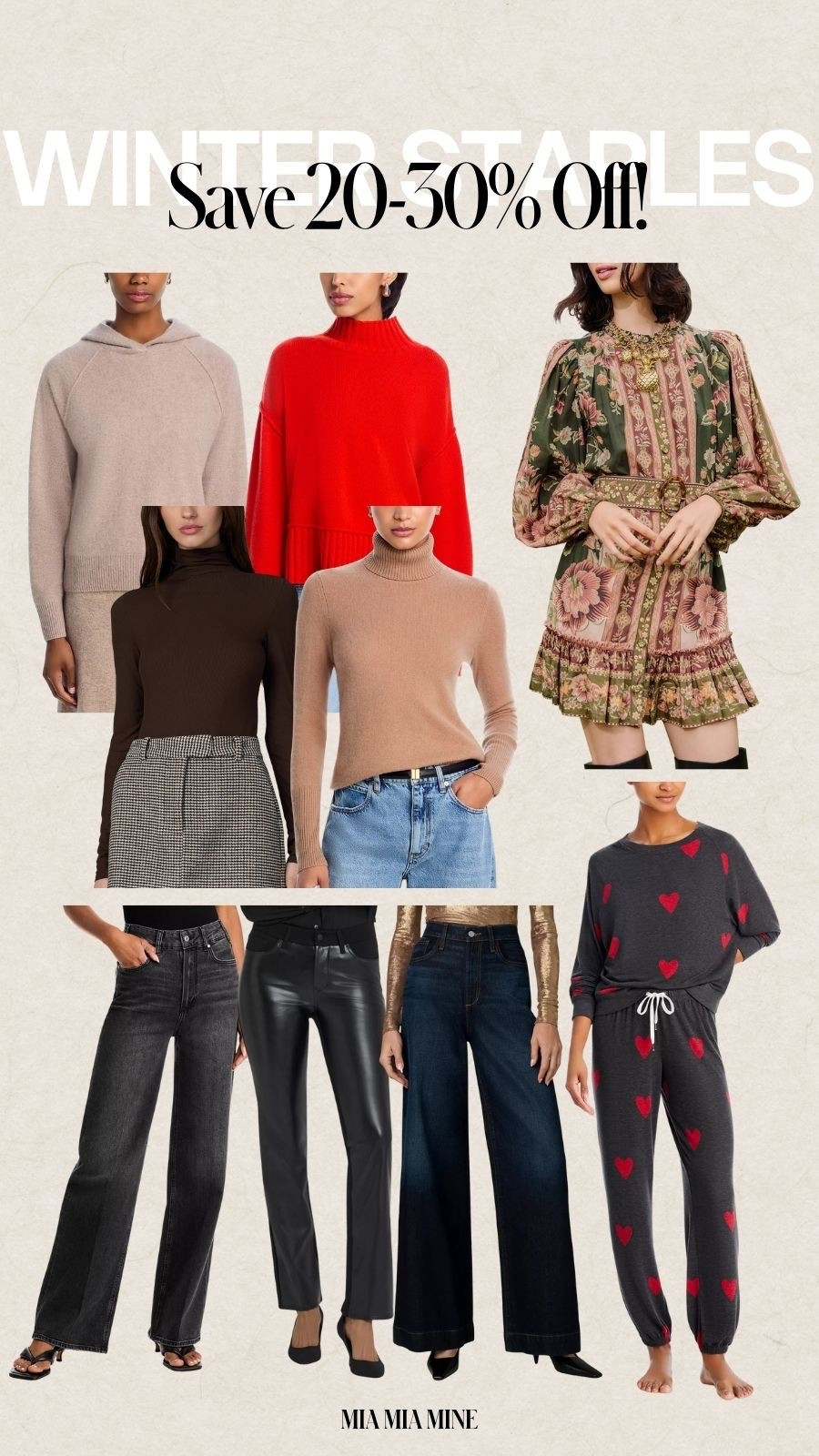 Bloomingdale’s winter sale
Save 20-30% off winter denim, cashmere sweaters, lounge sets and farm Rio dresses

#LTKSaleAlert #LTKValentine #LTKSeasonal