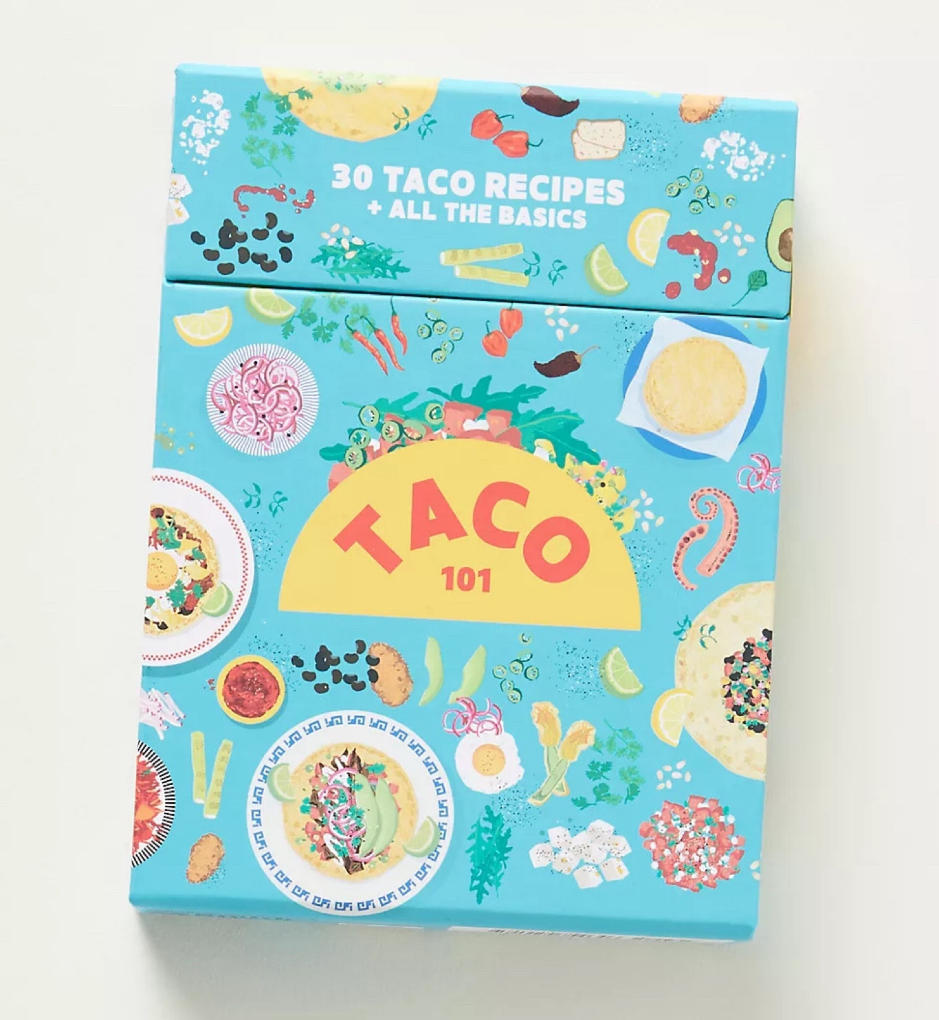 Gift idea for the taco lover!! 🌮 🌮

Taco 101 has a recipe to suit everyone’s tastes—including vegan options and homemade tortillas. Each card features a different recipe, from classics like Rajas Poblanas & Corn Tacos to unexpected creations like chicken karaage, with basics that you can mix and match to create your very own perfect taco.

Paper, cardboard
30 cards

gift idea for the chef | 


#LTKCyberWeek #LTKhome #LTKHoliday